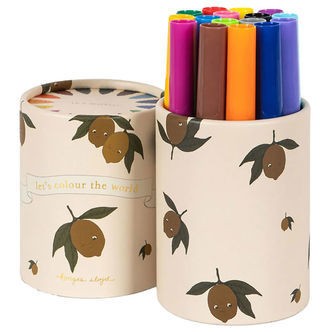 Konges Sløjd Tuscher - My Little Maker Set - 16 stk. - Lemon