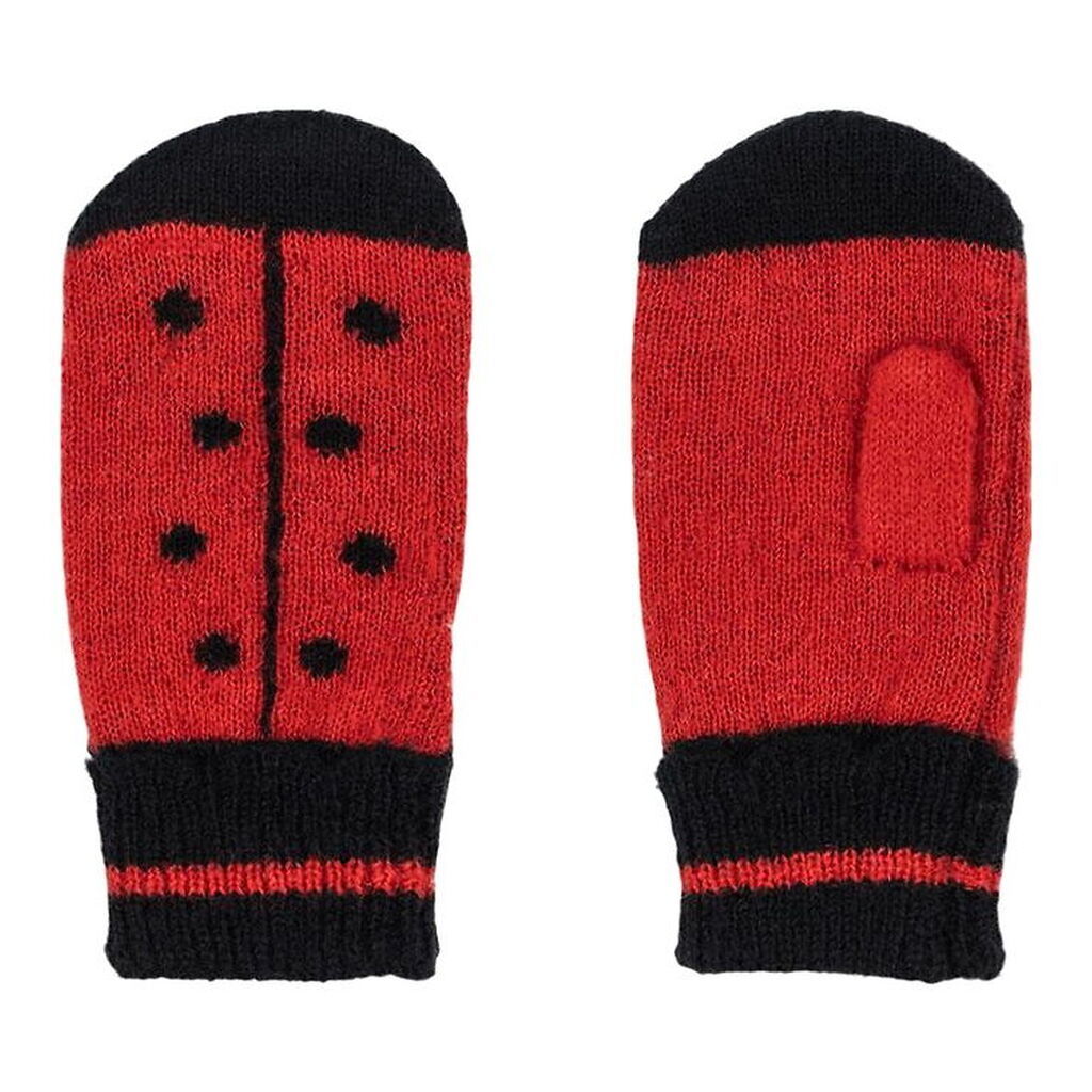 Konges Sløjd Luffer - Uld/Polyester - Strik - Ladybug - Barbados