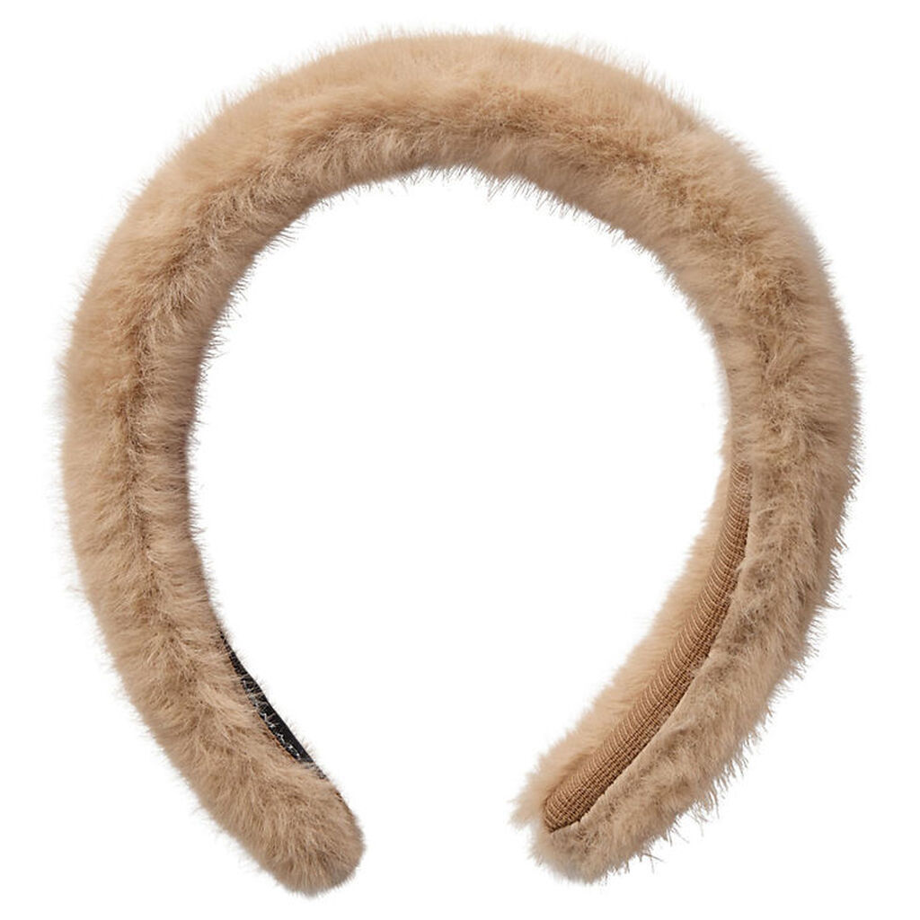 Sofie Schnoor Hårbøjle - Imiteret Pels - Chloesy - Beige