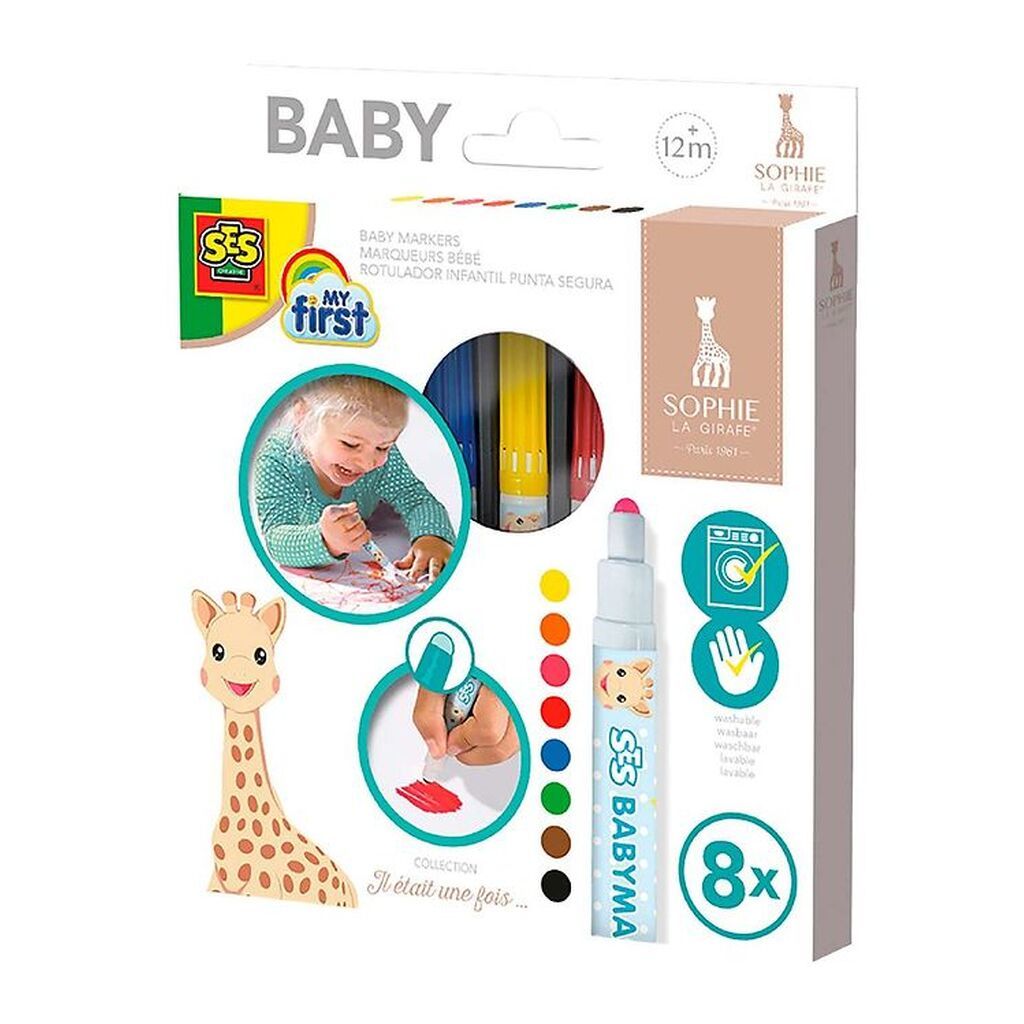 SES Creative x Sophie La Girafe - Babyfarver