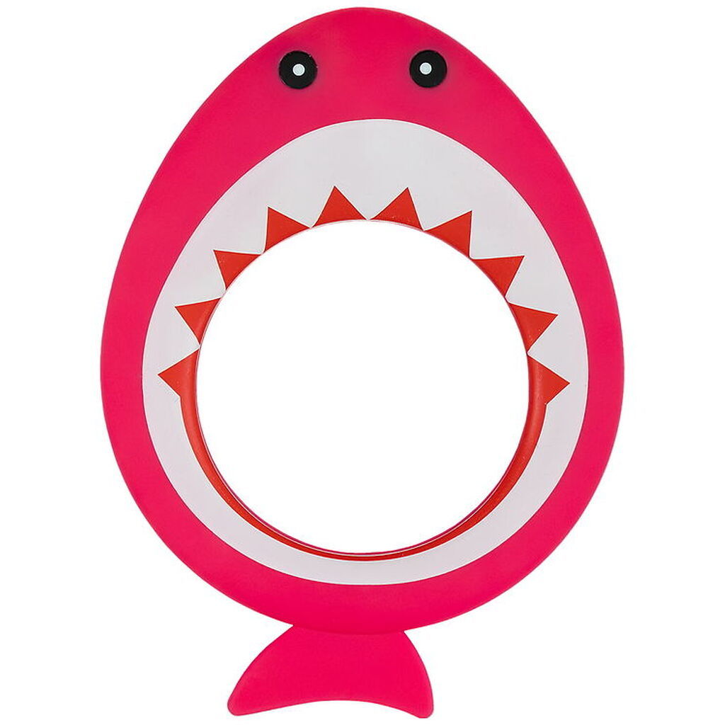 Splash About Dykkerring - Shark - Bright Pink