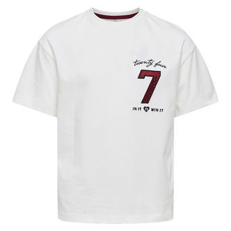 Kids Only T-shirt - KogEbba - Cloud Dancer/Seven