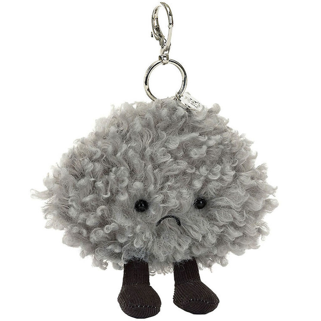 Jellycat Nøglering - 13x8x13 cm - Amuseables Storm Cloud