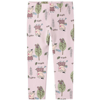 Name It Leggings - Noos - NmfDyka Peppa - Winsome Orchid m. Prin
