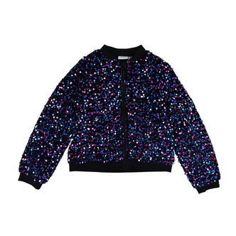 Name It Cardigan - NkfRunica - Black m. Palietter