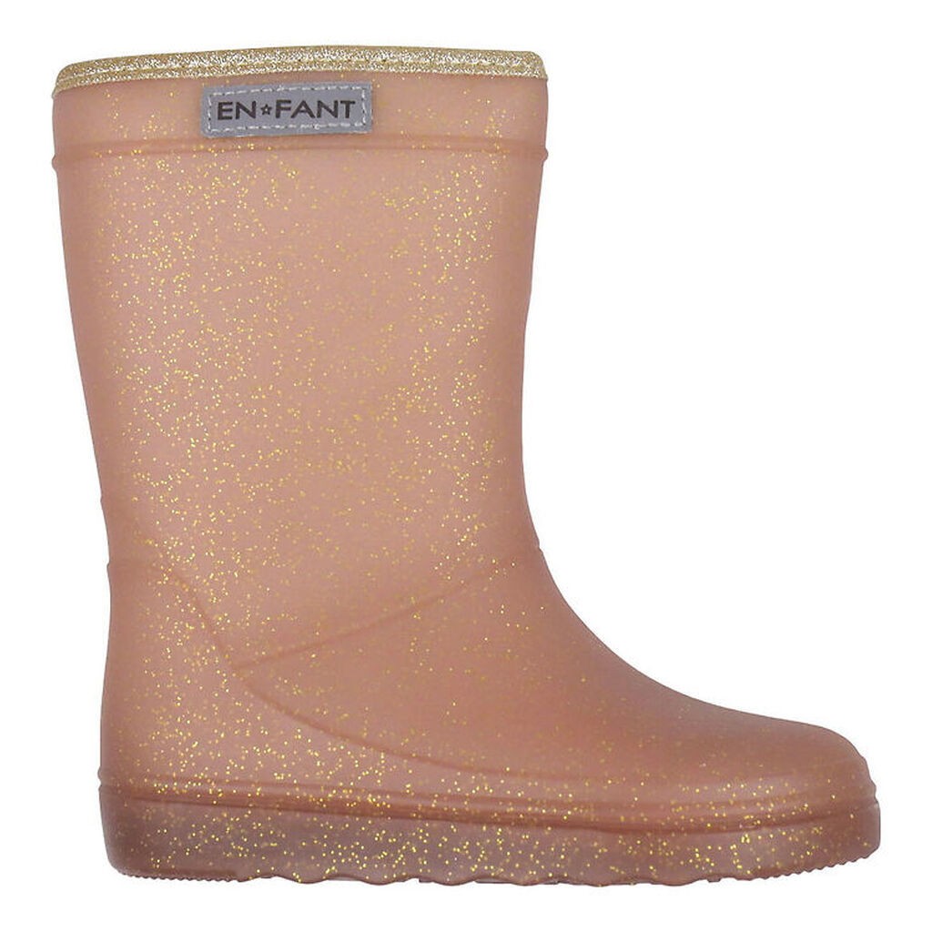 En Fant Termostøvler m. Glimmer - Rose Taupe