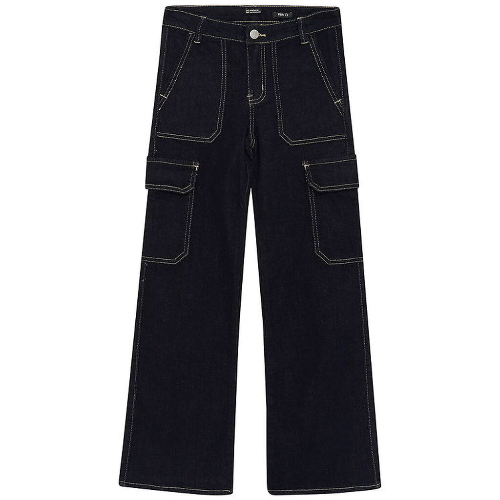 Indian Blue Jeans Jeans - Wide Fit - Dark Blue Denim