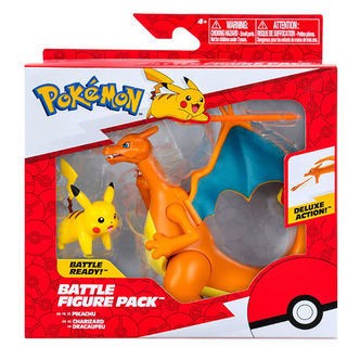 Pokémon Figur - Battle Figure 2-pak - Charizard And Pikachu