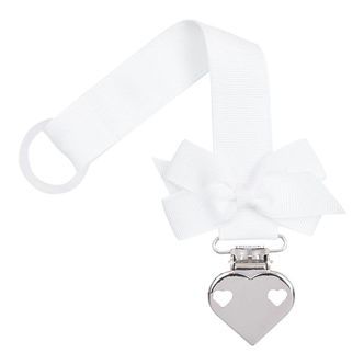 Little Wonders Suttesnor - Hvid m. Sløjfe/Hjerte