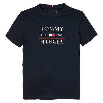 Tommy Hilfiger T-shirt - Flag - Dark Night Navy