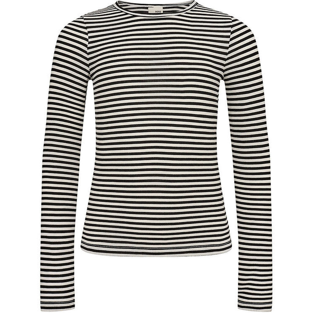 Sofie Schnoor Bluse - Rib - Petricia - Navy Striped