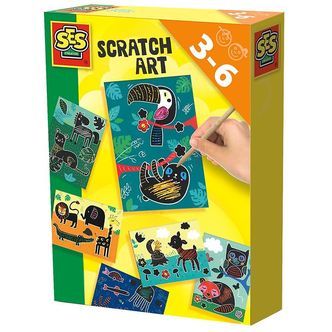 SES Creative Ridsekort - Dyrekunst