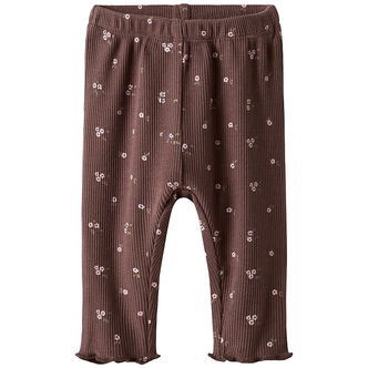 Name It Leggings - Rib - NbfSoho - Peppercorn