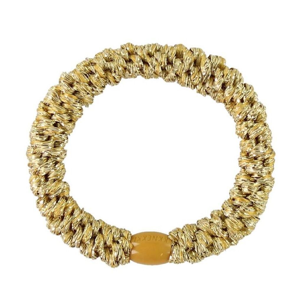 Kknekki Hårelastik - Guld Glimmer