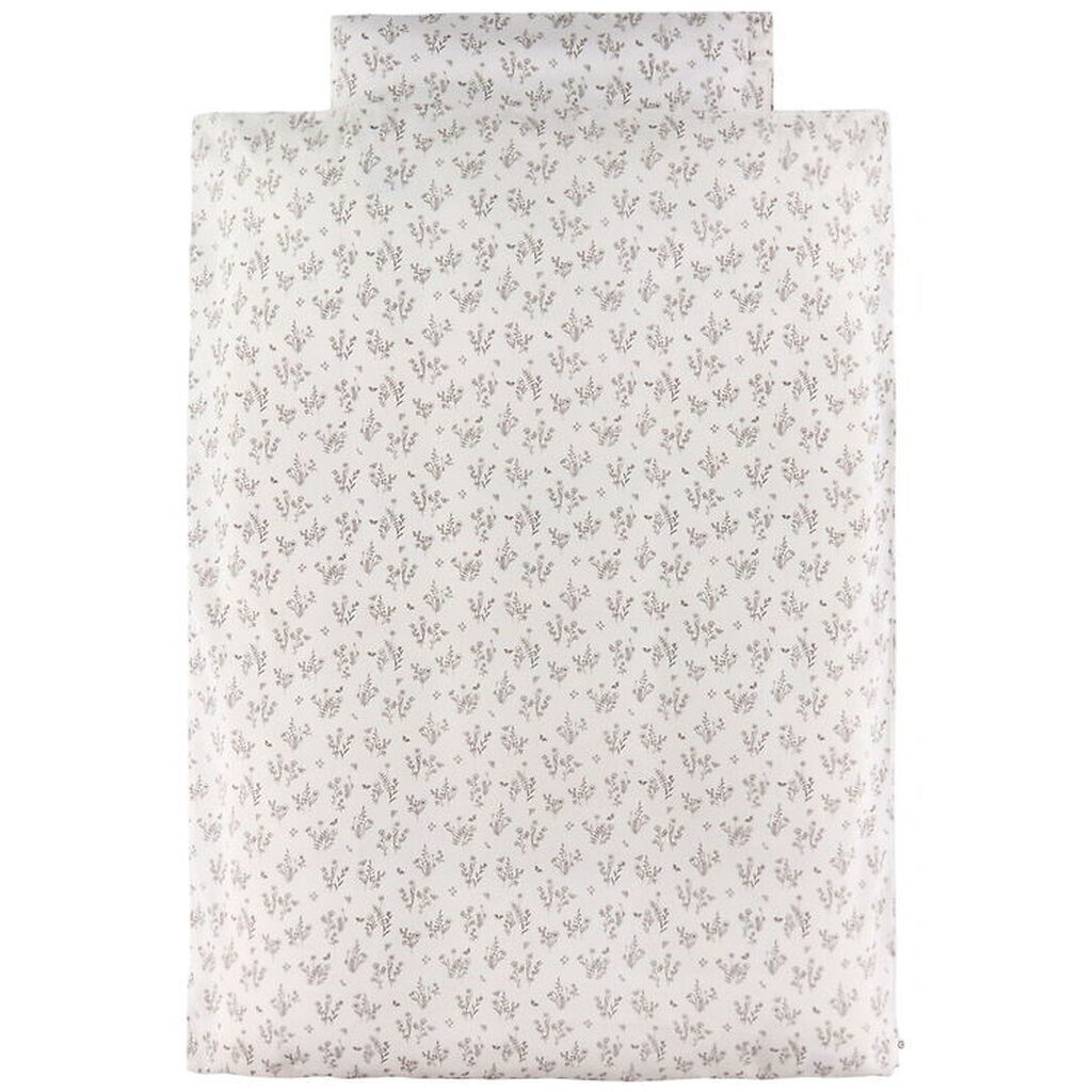 Müsli Sengetøj - Junior - Floral - Balsam Cream/Walnut