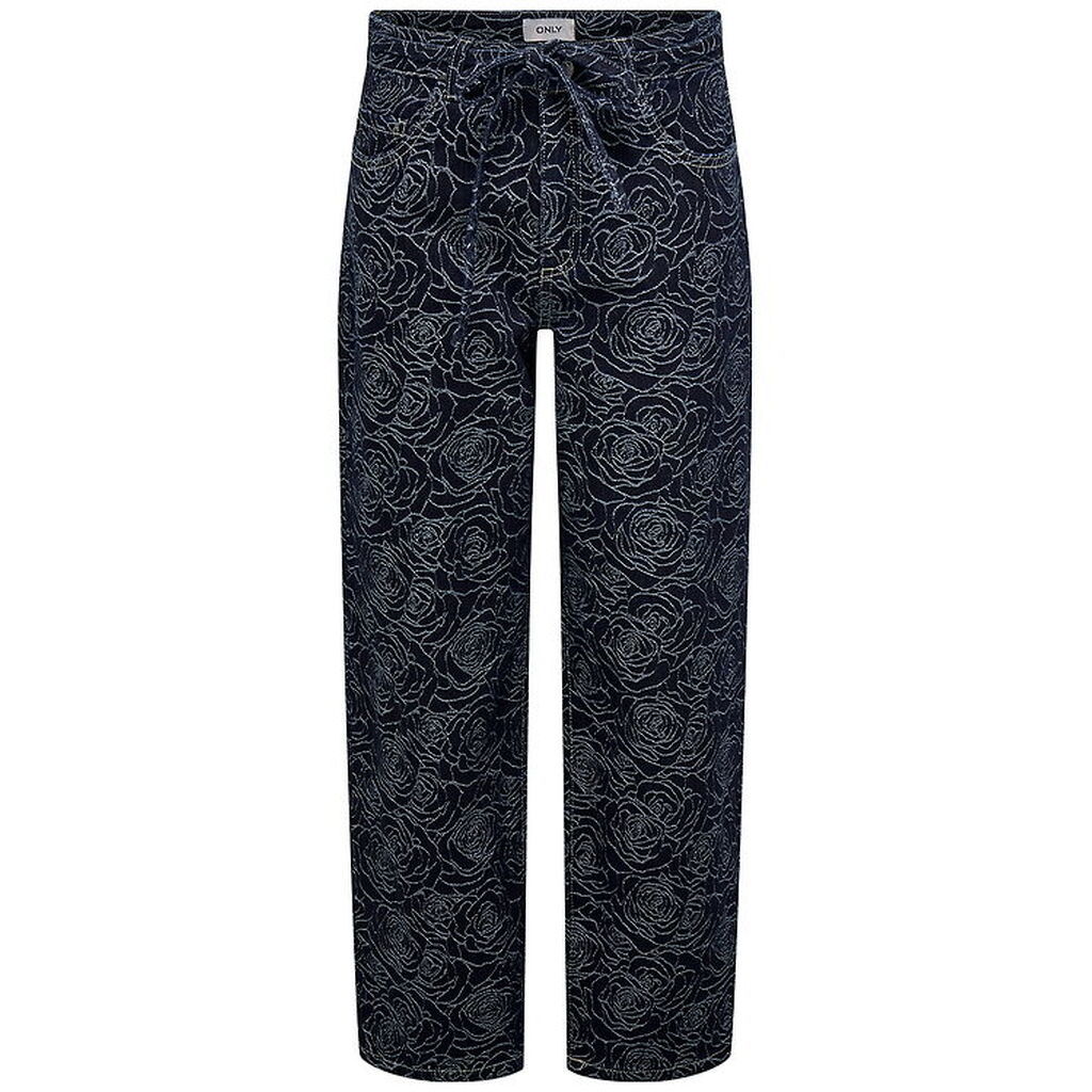 Kids Only Jeans - KogGianna - Dark Blue Denim/Roses