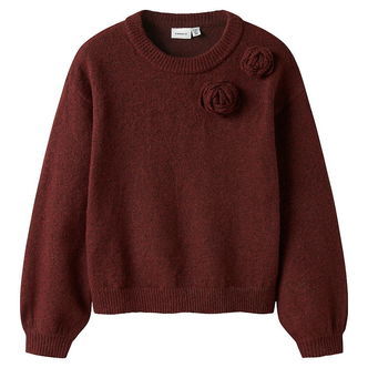 Name It Bluse - Strik - NkfOdessana - Burgundy