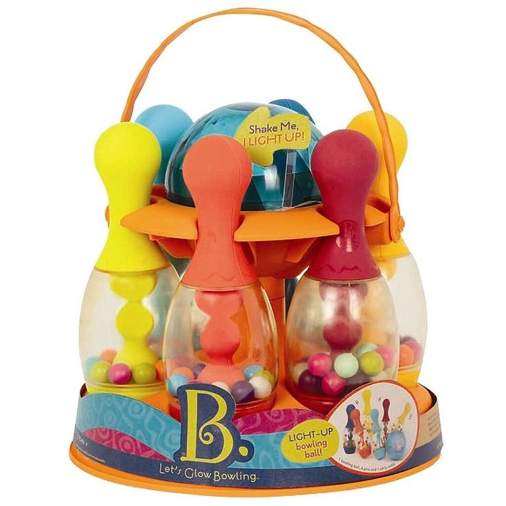 B. toys Bowlingspil - LetÂ´s Glow Bowling - Multifarvet