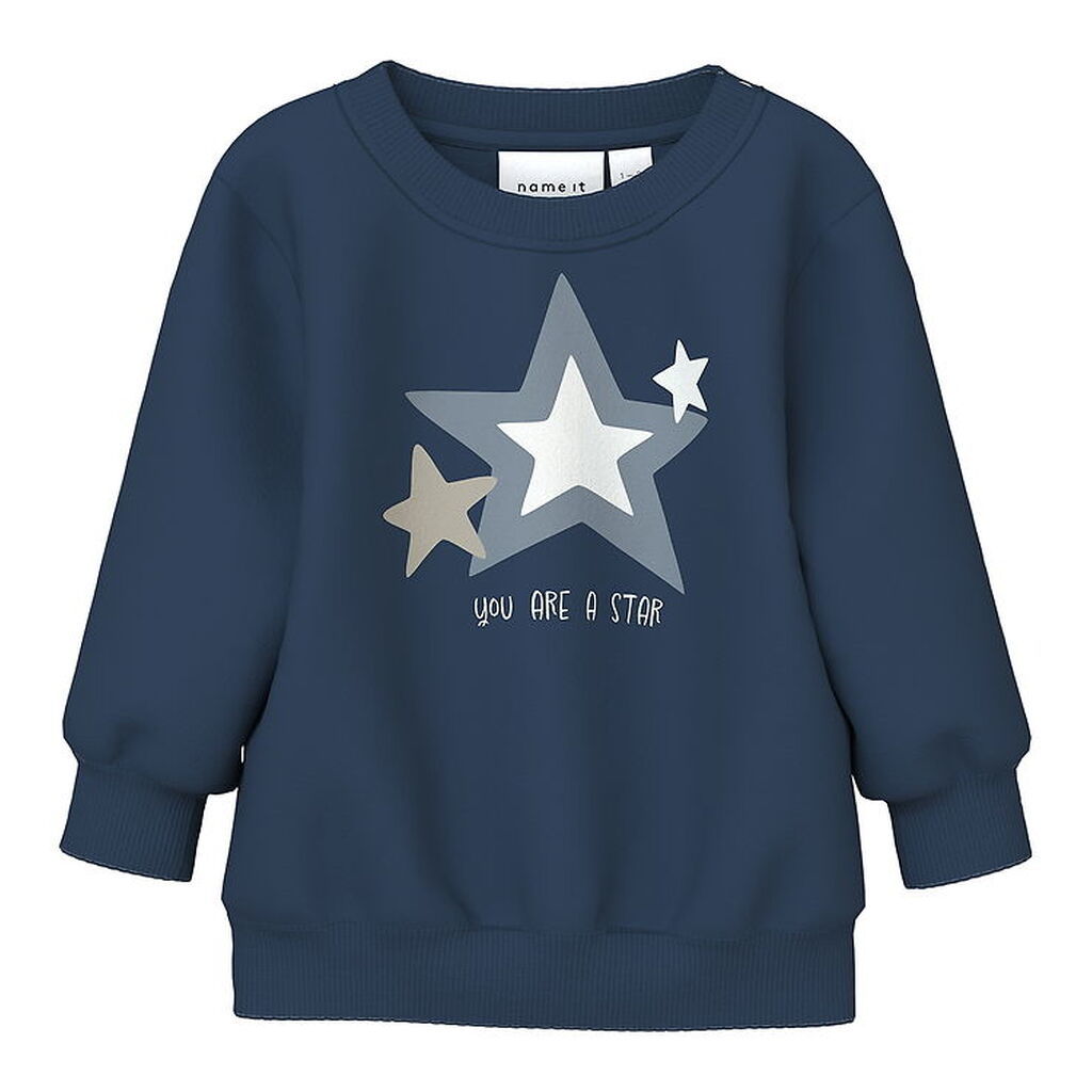 Name It Sweatshirt - NbmVonne - Insignia Blue/Stars