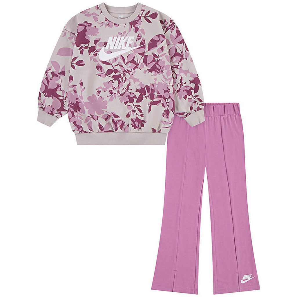 Nike Sæt - Sweatshirt/Bukser - Magic Flamingo