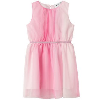 Name It Kjole - Tyl - NmfVabos - Carmine Rose