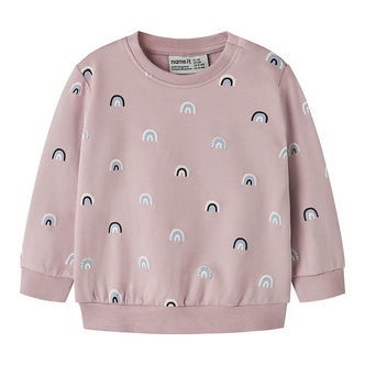 Name It Sweatshirt - NbfVimone - Keepsake Lilac/Rainbow