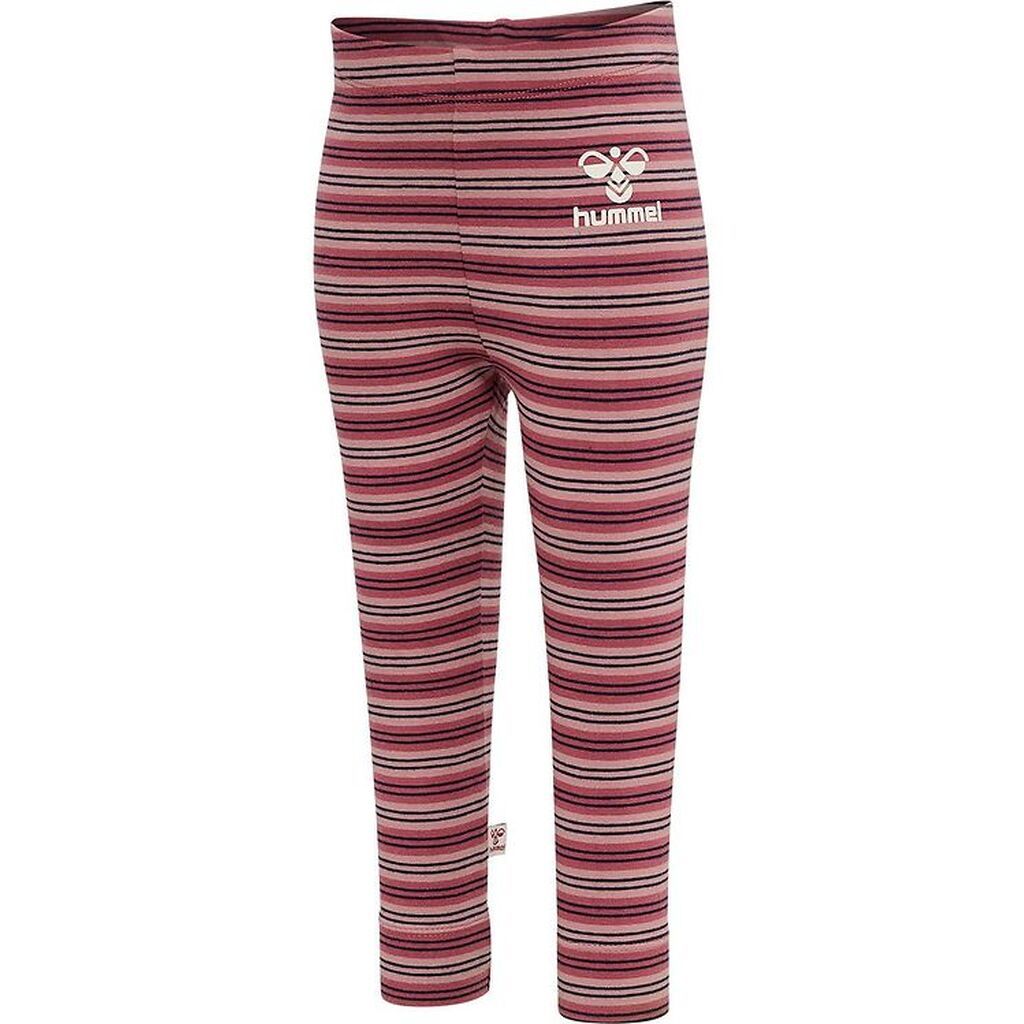 Hummel Leggings - HmlUnited Tights - Stribet - Woodrose