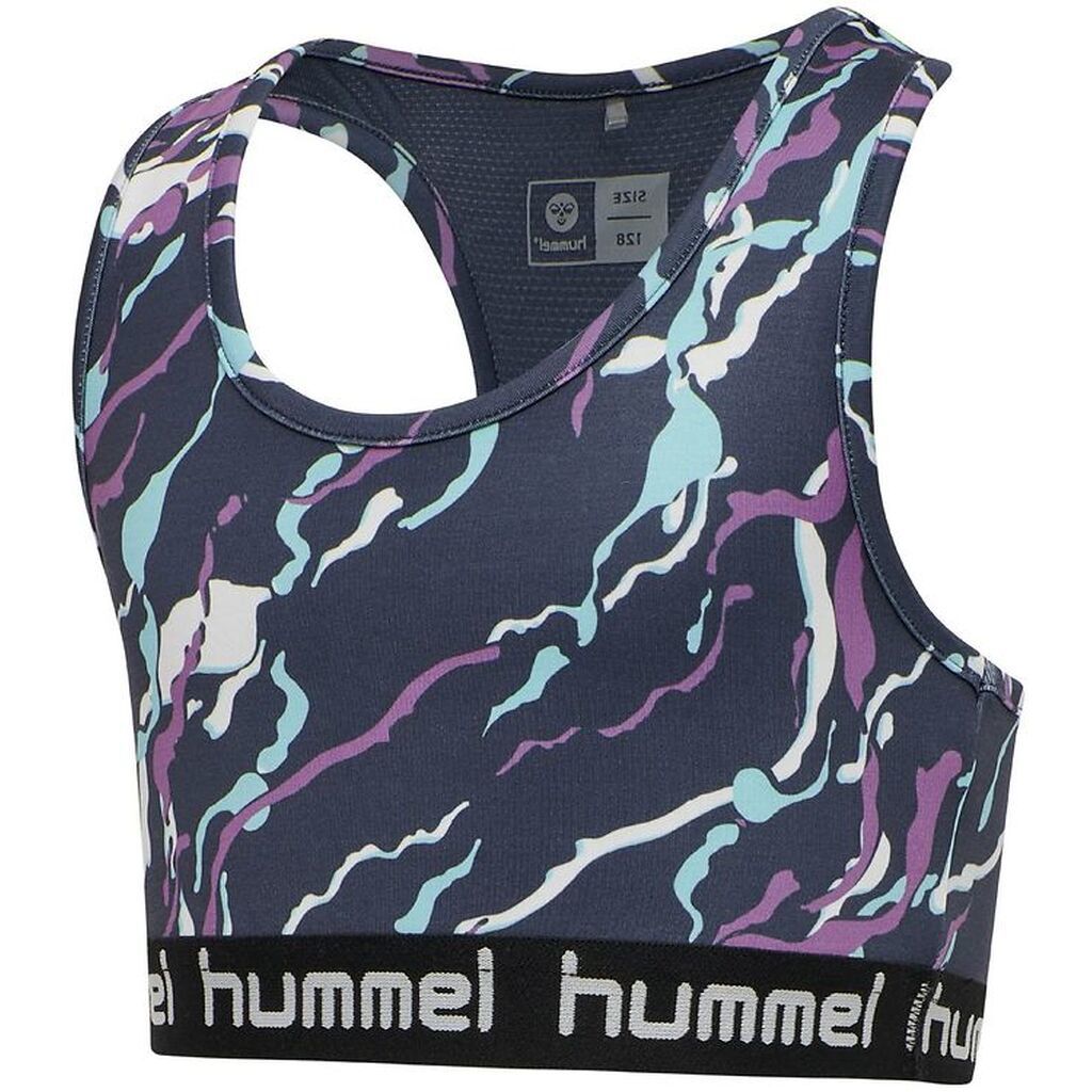 Hummel Træningstop - hmlMimmi - Mørkegrå m. mønster