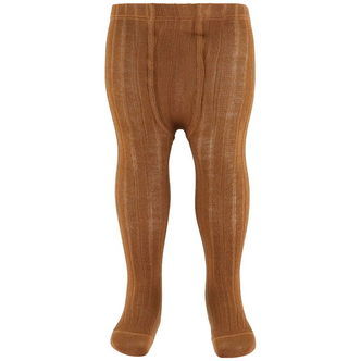 Condor Strømpebukser - Uld/Akryl - Cognac