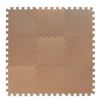 BabyDan Legegulv - 90x90 cm - Cappuccino