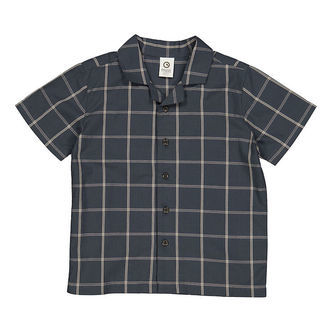 Müsli Skjorte - Check - Night Blue/Cashmere