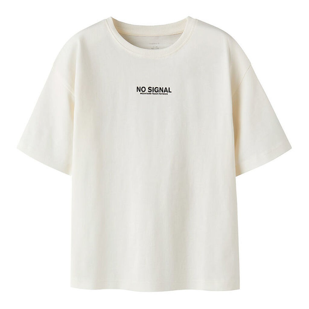 Name It T-Shirt - NkmOllie - Cloud Dancer