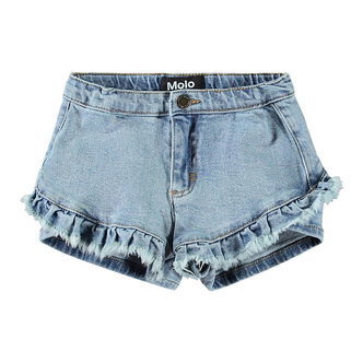 Molo Shorts - Denim - Agnetha - Distressed Washed