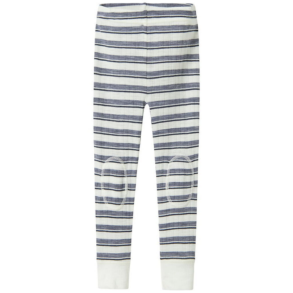 Name It Leggings - Uld - Noos - NmmWang - Folkstone Gray/Snow Wh