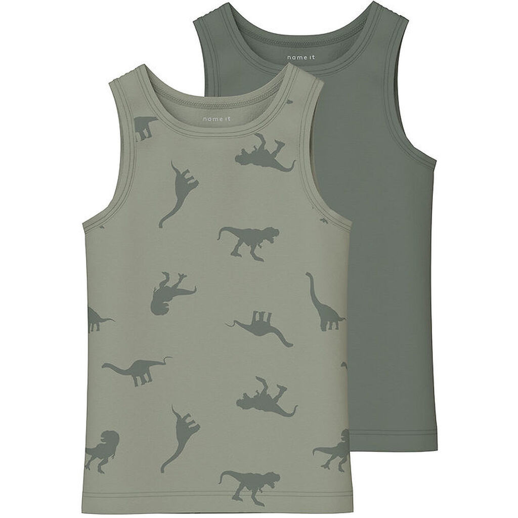 Name It Undertrøje - Noos - NmmTank - 2-pak - Agave Green