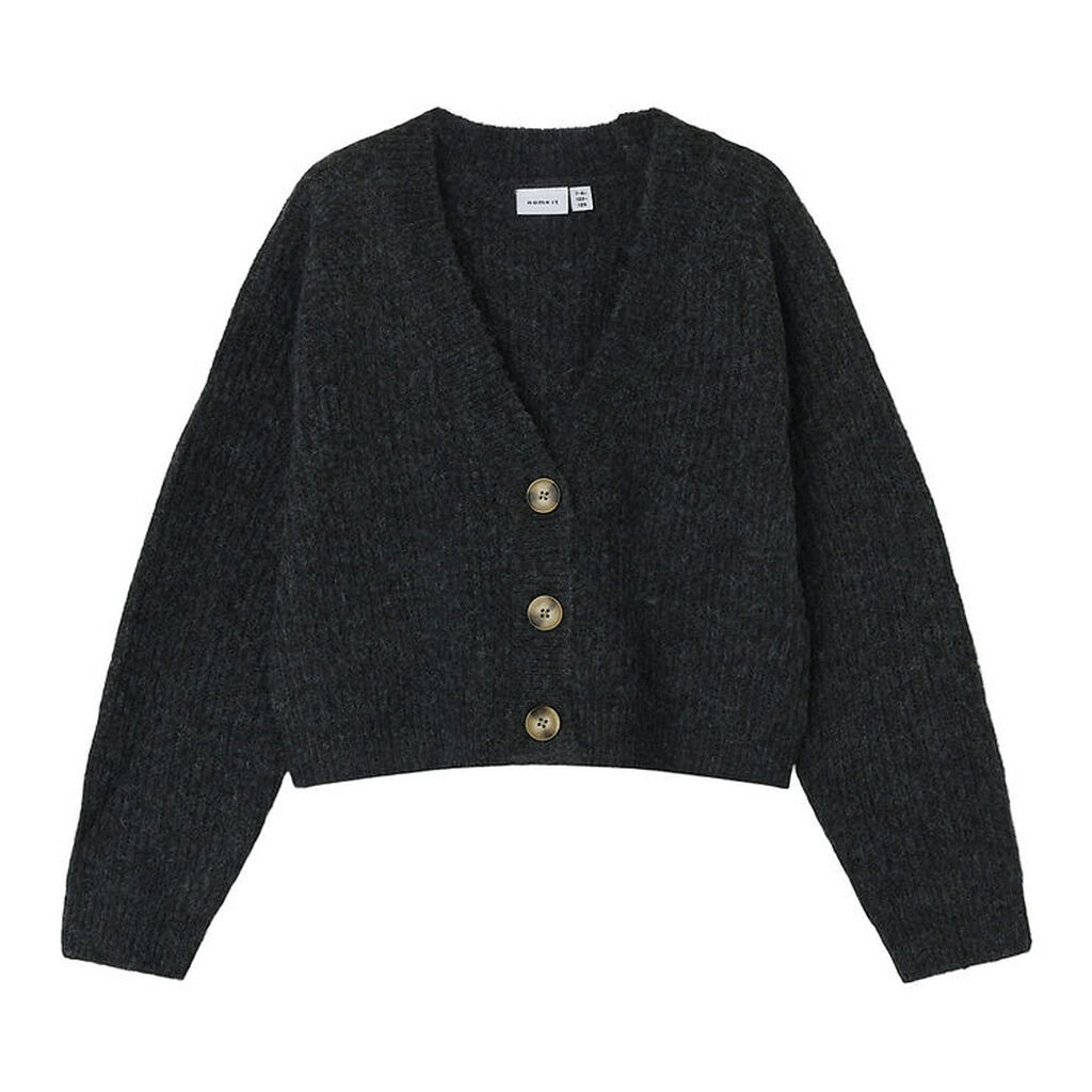 Name It Cardigan - Strik - Noos - NkfHolly - Dark Grey Melange