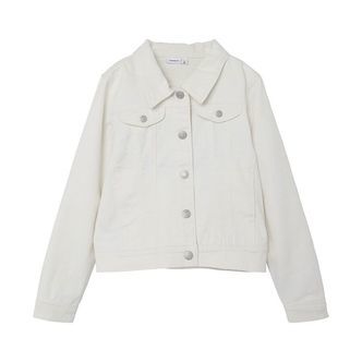Name It Denimjakke - Noos - NkfReja - Bright White
