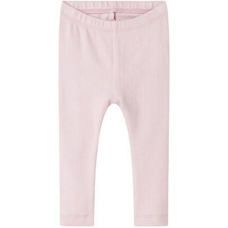 Name It Leggins - NbfDagnes - Light Lilac m. Hulmønster