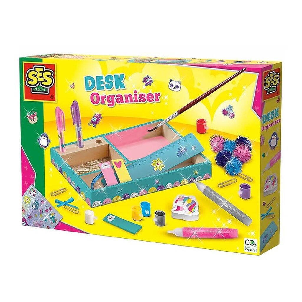 SES Creative Dekorationssæt - Dekorer Din Egen Kontorholder