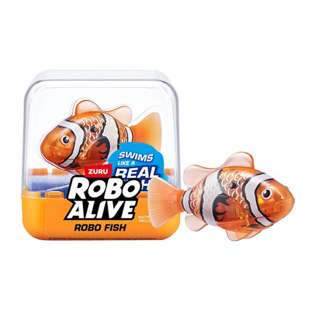Robo Alive Badelegetøj - Robo Fish - Orange
