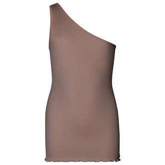 Rosemunde Top - One Shoulder - Dark Sand