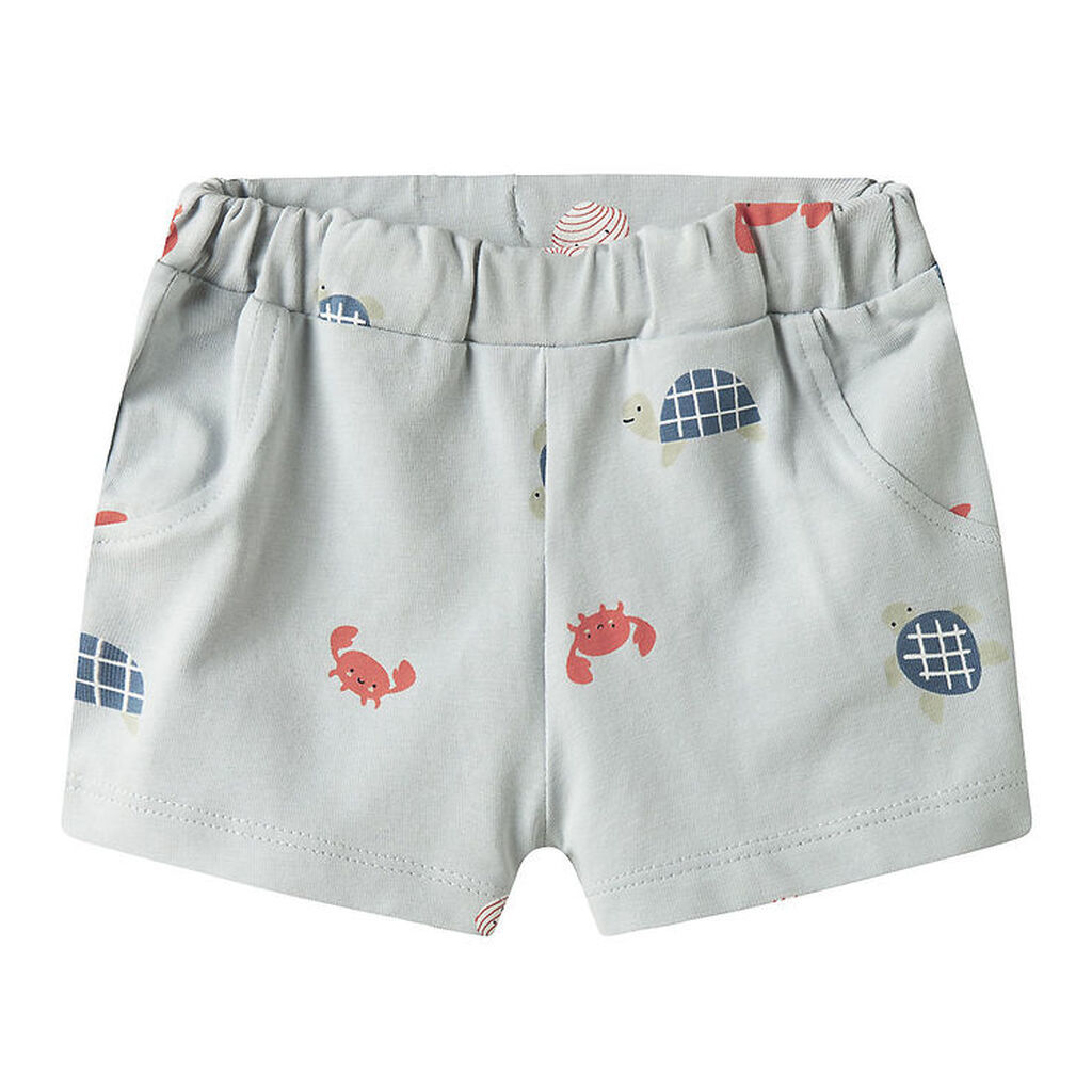 Name It Shorts - NbmVroels - Pearl Blue/Sea Animals