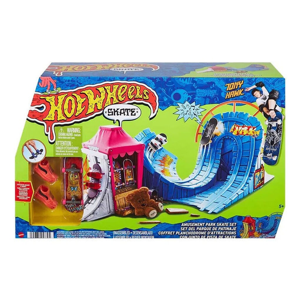 Hot Wheels Skaterbane m. Musik - Skate Amusement Park Skate Set