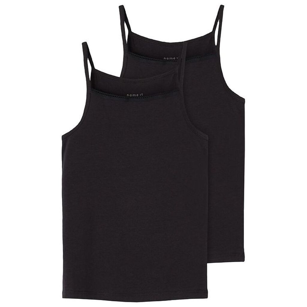 Name It Undertrøje - Noos - NkfStrap - 2-pak - Sort