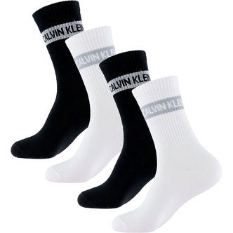 Calvin Klein Strømper - 4-pak - Hvid/Sort