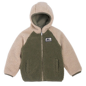 Viking Fleecejakke - Vendbar - Play - Olive/Beige