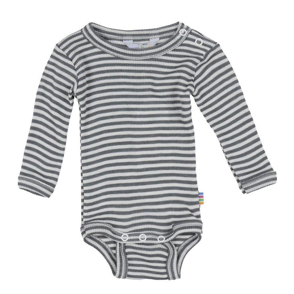 Joha Body L/Æ - Rib - Uld/Silke - Mørkegrå