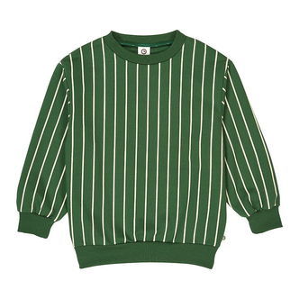 Müsli Sweatshirt - Pinestripe - Green Gables/Oak