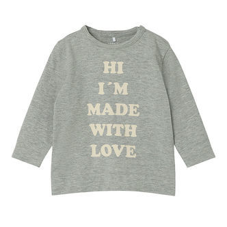 Name It Bluse - NbmLara - Grey Melange