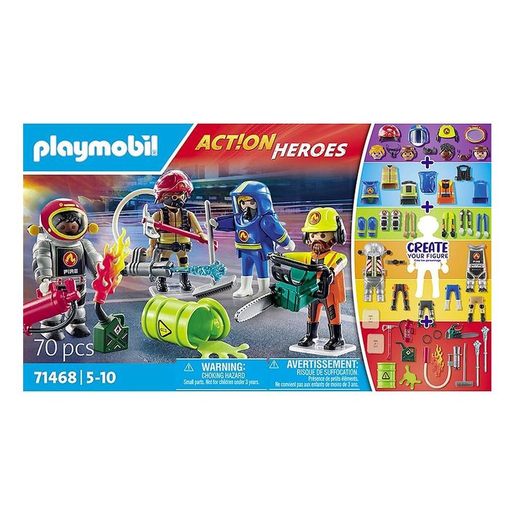 Playmobil Action Heroes - My Figures: Brand... - 71468 - 70 Dele